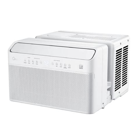 Window AC Reinvented - meet the Midea U Introducing the first ever U-shaped Inverter 8,000 BTU window air conditioner that allows you to open or close your window while the unit is installed. . Midea 8000 btu ac